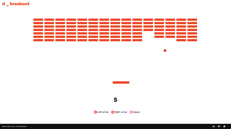 Breakout game